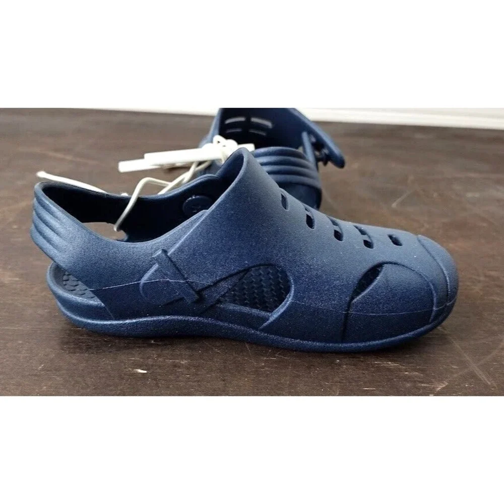 OKABASHI Kids Blue Water Shoes Sandals Clogs‎ Slip On Made in USA